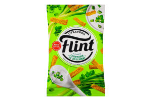 Сухарики пшенично-житні Сметана із зеленню Flint м/у 60г