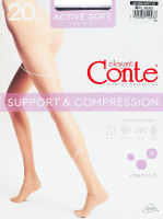 Колготки женские Conte elegant Active soft 20den 4 nero