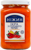 Икра из сладкого перца стерилизованная Ніжин с/б 300г