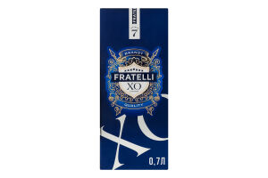 Бренді 0.7л 37% ординарний 7 років XO Fratelli пл