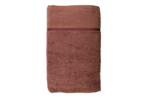 Рушник коричневий махровий 100*150см 360г/м2 Aisha