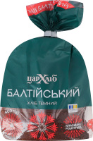 Хлеб половинка в нарезке Балтийский темный Цар хліб м/у 400г