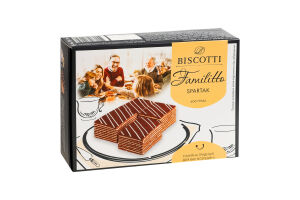 Пирожное песочное Spartak Familitto Biscotti к/у 600г