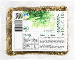 Сир Тофу з кропом 250г в/у Vegetus