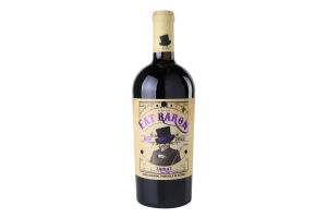 Вино 0.75л 14.5% красное полусухое Shiraz Fat Baron бут
