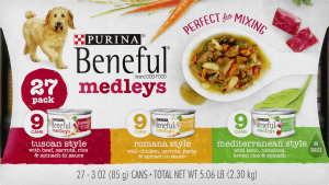 Purina Beneful Dog Food Medleys - 27 CT