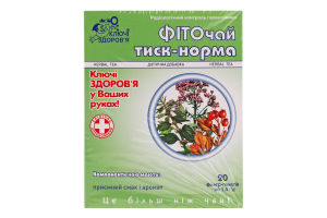 Фіточай №6 Ключі Здоров"я "тиск-норма" 1,5 г №20
