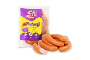 Сосиски вареные Детские Алан кг