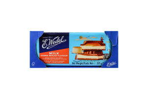 Шоколад молочний з наповненням зі смаком крем-брюле E.Wedel м/у 289г