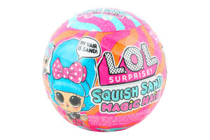 Набір ігровий для дітей від 3років з лялькою №593188 Чарівні зачіски Squish Sand L.O.L. Surprise! 1шт в асорт