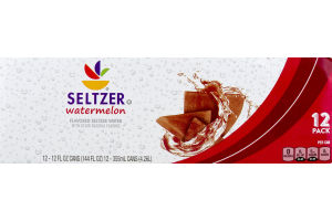 Ahold Flavored Seltzer Water Watermelon - 12 PK