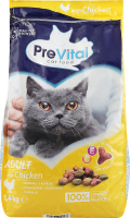 Корм для котів PreVital з курятиною сухий