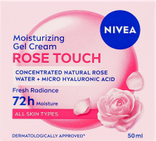 Гель-крем для лица увлажняющий Прикосновение розы Nivea 50мл