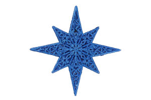 Підвіска Зірка Різдвяна блиск 12х12см 2315-3