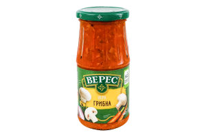 Икра грибная стерилизованная Верес с/б 445г