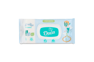 Серветки вологі Dada для хлопч б/запах клапан В*