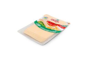 Сир Голландський 45% нарізка 150г газ/уп Гармонія смаку