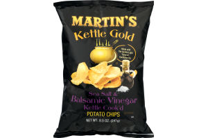 Martin's Kettle Gold Potato Chips Sea Salt & Balsamic Vinegar