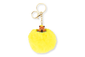 Брелок ZiBi PomPom Capybara хутро