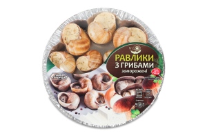 Равлики заморожені виноградні в мушлях в соусі з грибами Лавка традицій лоток 150г