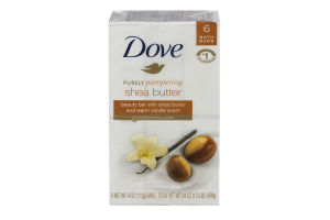 Dove Purely Pampering Shea Butter Beauty Bar - 6 CT