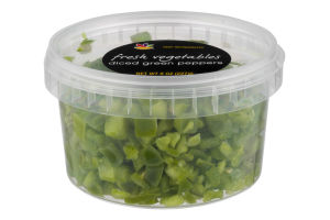 Ahold Diced Peppers Green