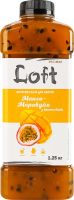 Наполнитель пастеризованный Манго-маракуйя с косточкой Loft п/бут 1.25кг