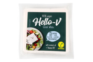 Сир веганський Greek White 26% 200г в/у Hello-V