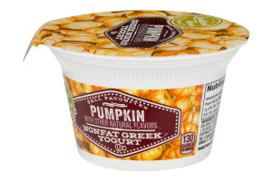 Ahold Greek Nonfat Yogurt Pumpkin