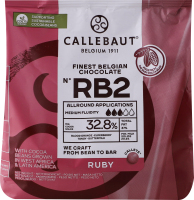Шоколад 32.8% кувертюр Ruby RB2 Callebaut м/у 0.4кг