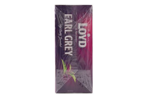 Чай черный байховый мелкий с ароматом бергамота Earl Grey Loyd к/у 80х1.5г