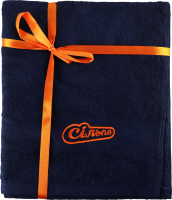 Рушник махровий Сільпо з вишивкою 50х90см