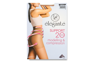 Колготки жіночі Elegante Support Modelling&Compression 20den 5 natural