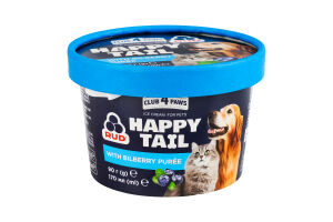 Корм додатковий для домашніх тварин Морозиво з чорничним пюре Club 4 Paws ст 90г