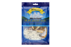 Рыба и морепродукты сушеные соленые Морской микс Морские м/у 60г