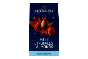 Цукерки Молочний Truff Millennium к/у 100г