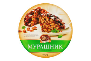Торт з волоським горіхом Мурашник Київ БКК к/у 700г