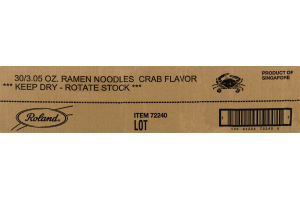 Roland Ramen Noodles Crab - 30 CT