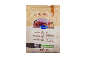 Companion Wholesome Formula Grain Free Dog Food Turkey and Vegetable Recipe
