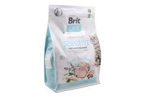 Корм д/дорослих котів Сенсітів з оселедцем та комахами сухий 2кг Бріт Кеа