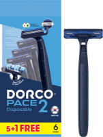 Станок Dorco Pace Чоловічий Однораз 2 лез 6шт