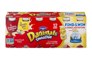 Dannon Danimals Smoothie Value Pack - 12 PK