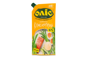Майонез 67% Классический Оліс д/п 300г