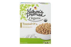 Nature's Promise Organic Whole Grain Oat Cereal Toasted O's