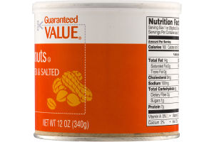 Guaranteed Value Peanuts Roasted & Salted