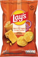 Чипсы картофельные со вкусом сыра Чеддер и сладкого лука Lay's м/у 120г