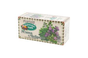 Чай М'ята + Чебрець Карпатський чай к/у 20шт