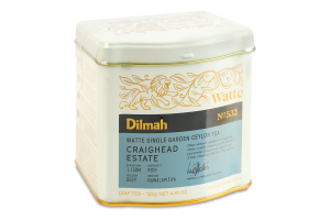 Чай черный цейлонский байховый листовой №532 Craighead estate Watte Dilmah букет ж/б 125г