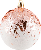 Прикраса ялинкова Куля Бите Скло 80мм 31366