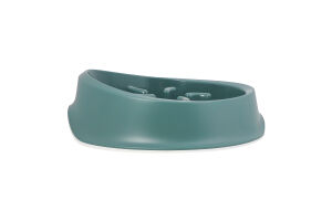 Миска д/повільного харчування 0,5л зелена пластик СтефанПласт